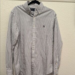 Polo by Ralph Lauren Black and White Casual Button Down Shirt